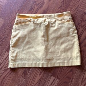 Misses Attyre Skort Size 14. Yellow NWOT